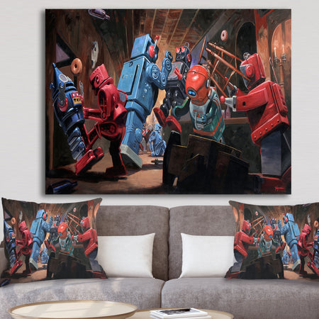 Malfunction Mute - Modern & Contemporary Canvas Wall Art