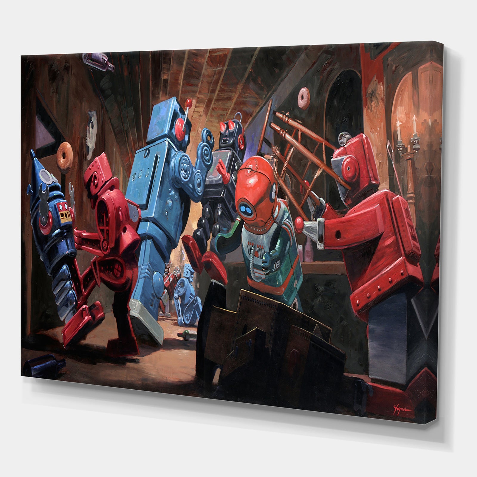 Malfunction Mute - Modern & Contemporary Canvas Wall Art