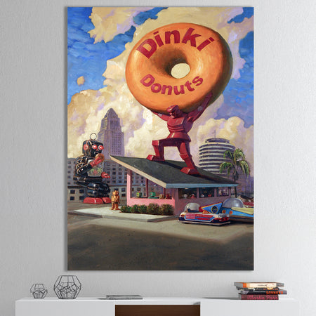 Robo Atlas - Modern & Contemporary Gallery-wrapped Canvas