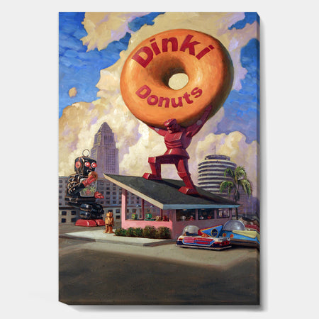 Robo Atlas - Modern & Contemporary Gallery-wrapped Canvas