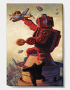 King Kong Robot - Modern & Contemporary Premium Canvas Wall Art