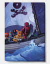 Robo Pirates CMYK - Modern & Contemporary Canvas Wall Art