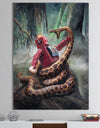 Snakefight - Modern & Contemporary Canvas Artwork