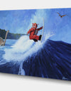 Surfer Joe - Modern & Contemporary Premium Canvas Wall Art
