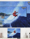 Surfer Joe - Modern & Contemporary Premium Canvas Wall Art