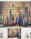Robots Line Up Usual Suspects I - Modern & Contemporary Canvas Art Print