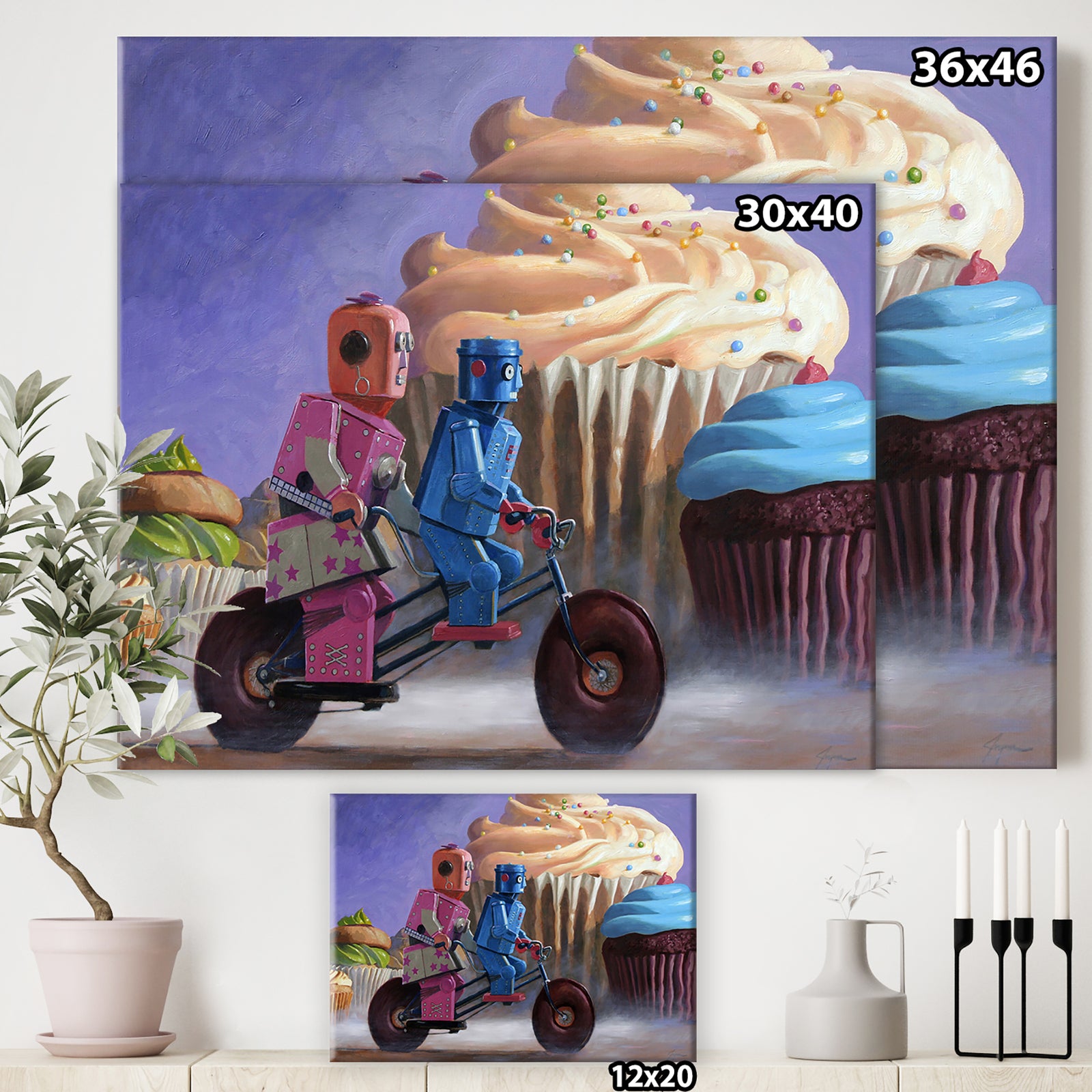 Misty Path - Modern & Contemporary Canvas Artwork