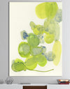 Green Leaves Impression - Canvas Wall Art