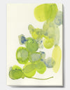 Green Leaves Impression - Canvas Wall Art