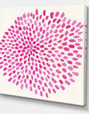 Pink Burst - Mid-Century Modern Canvas Wall Art