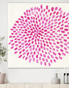 Pink Burst - Mid-Century Modern Canvas Wall Art
