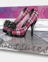 Plaid Heels - Fashion Gallery-wrapped Canvas