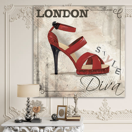 London Style - Fashion Canvas Artwork