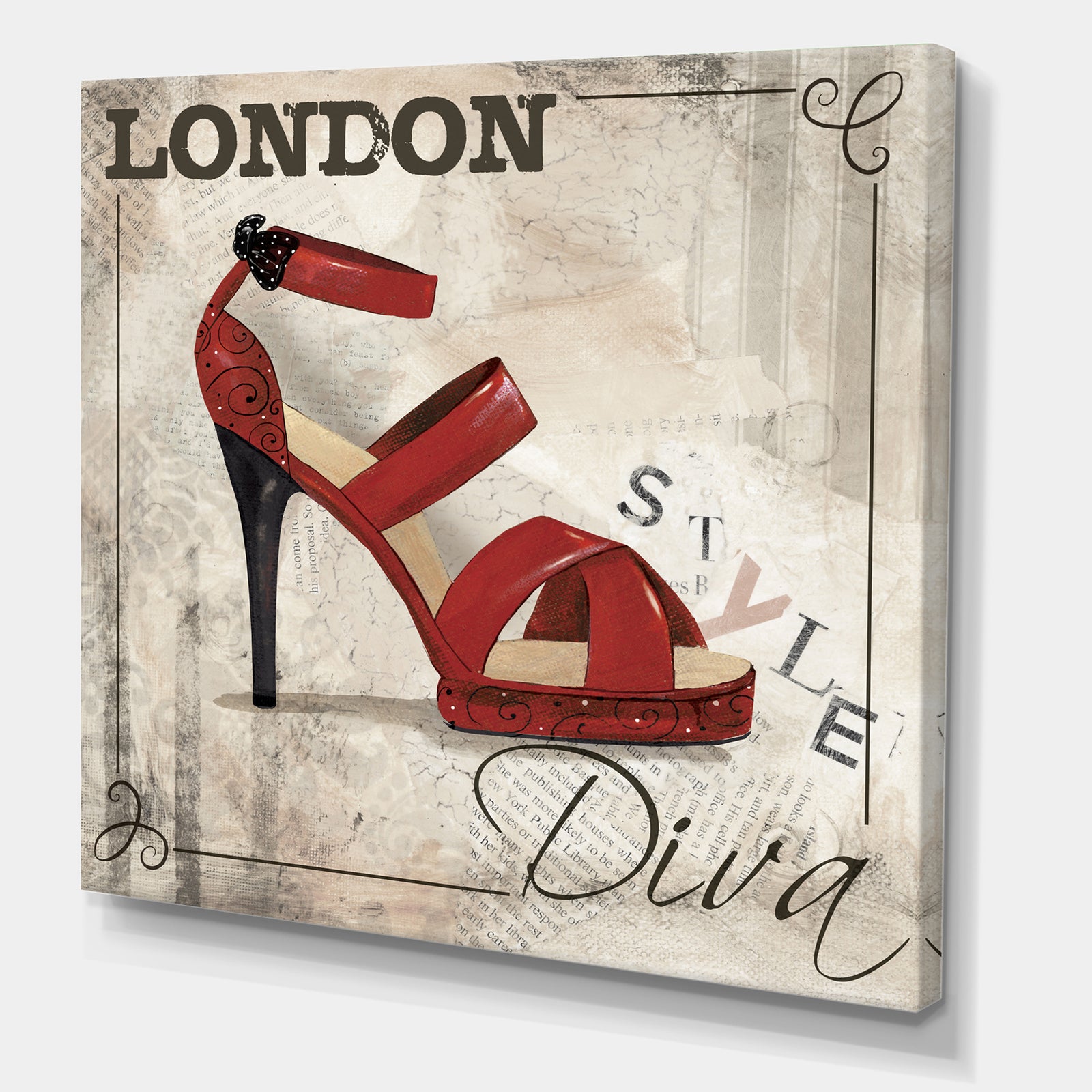 London Style - Fashion Canvas Artwork