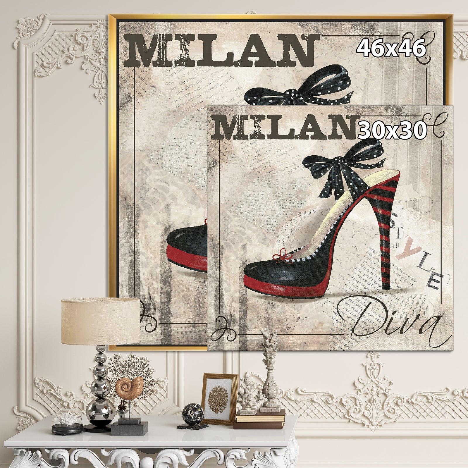 Milan Style - Fashion Premium Canvas Wall Art