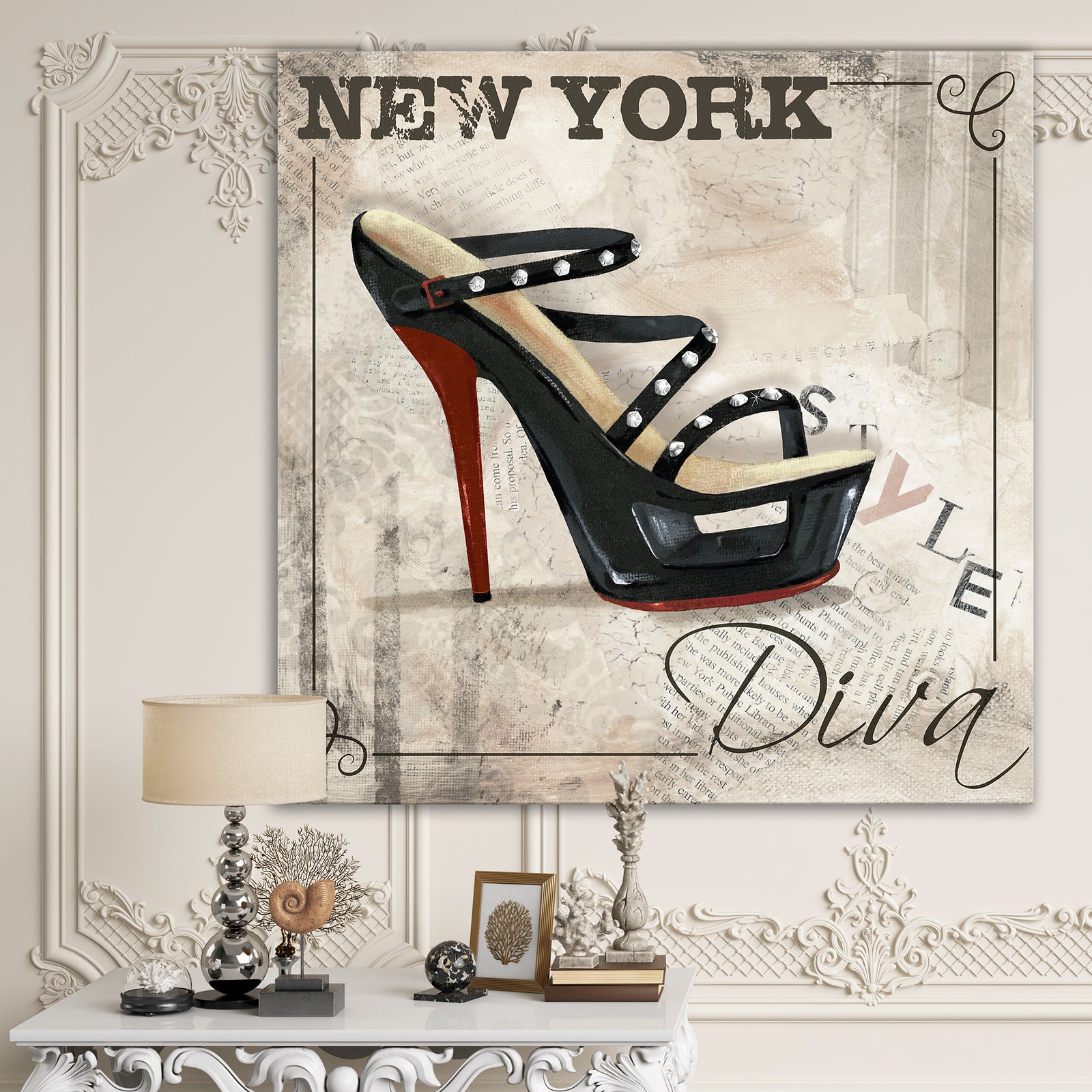 New York Style - Fashion Canvas Wall Art