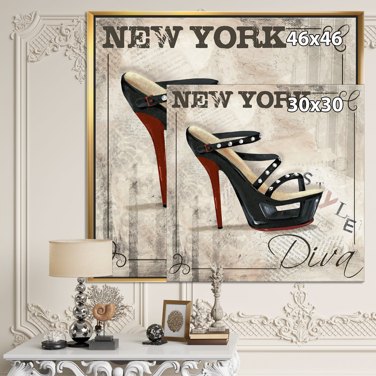 New York Style - Fashion Canvas Wall Art