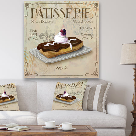 Patisserie 3 - Cottage Gallery-wrapped Canvas
