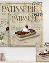 Patisserie 3 - Cottage Gallery-wrapped Canvas