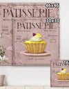 Patisserie 4 - Cottage Canvas Artwork