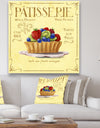 Patisserie 7 - Cottage Premium Canvas Wall Art