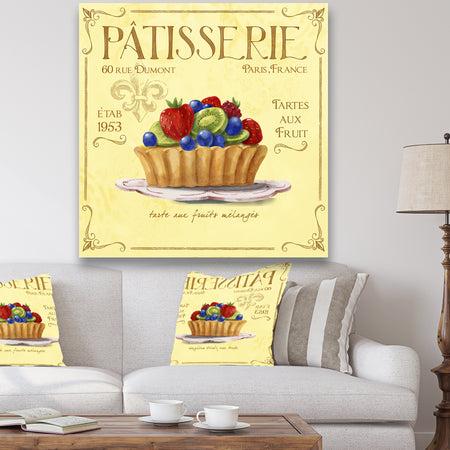 Patisserie 7 - Cottage Premium Canvas Wall Art