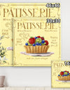 Patisserie 7 - Cottage Premium Canvas Wall Art