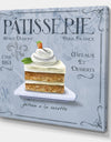 Patisserie 9 - Cottage Canvas Wall Art