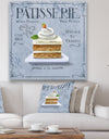 Patisserie 9 - Cottage Canvas Wall Art