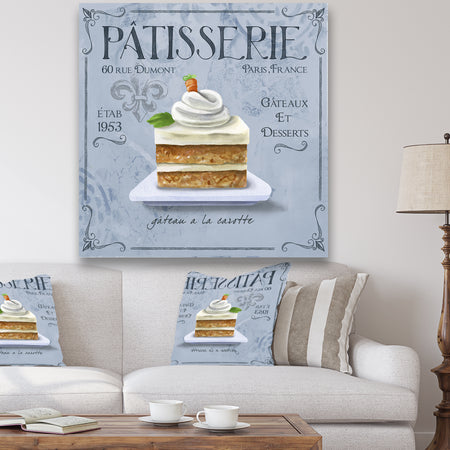 Patisserie 9 - Cottage Canvas Wall Art