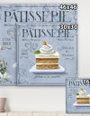 Patisserie 9 - Cottage Canvas Wall Art