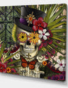 Baron in Bloom - Modern & Contemporary Canvas Art Print