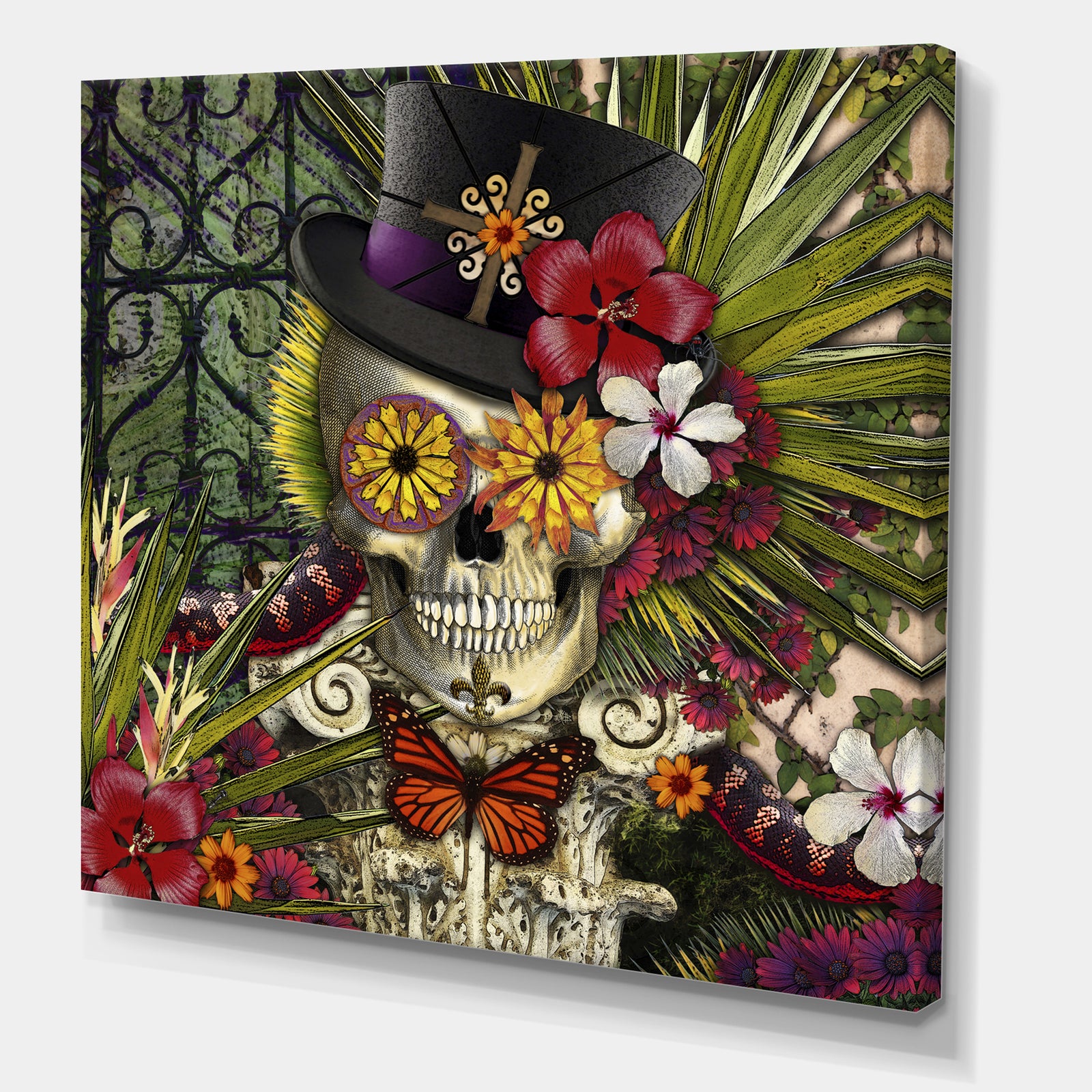 Baron in Bloom - Modern & Contemporary Canvas Art Print
