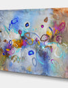 Energetic Dance Of Yellow And Blue - Gallery-wrapped Canvas