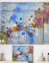 Energetic Dance Of Yellow And Blue - Gallery-wrapped Canvas