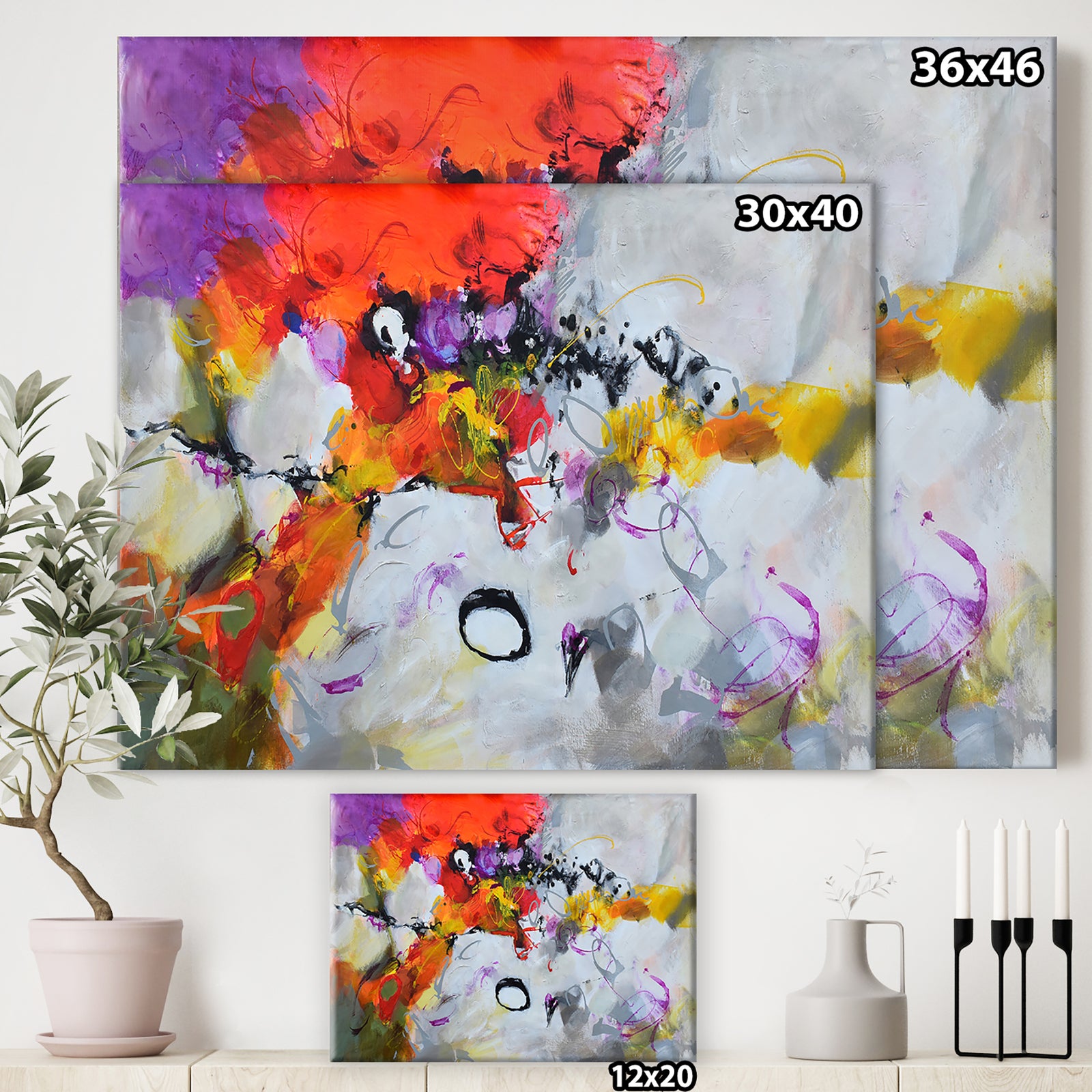 Fire Next Time - Modern & Contemporary Premium Canvas Wall Art