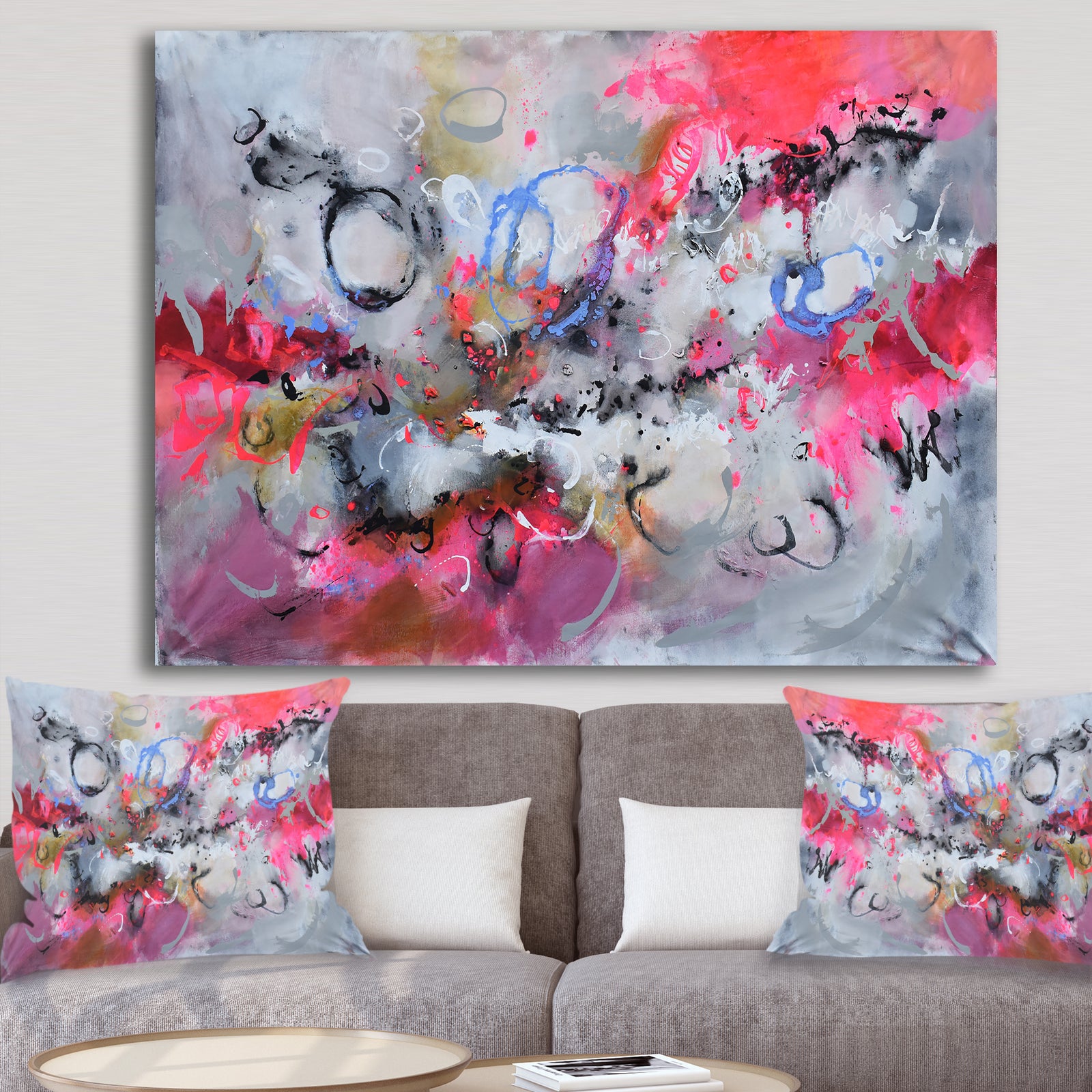 Pink It Up - Modern & Contemporary Canvas Wall Art