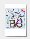 Let It Be Flower Power - Cottage Canvas Wall Art