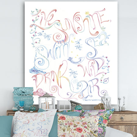 Live the Sunshine - Cottage Canvas Art Print