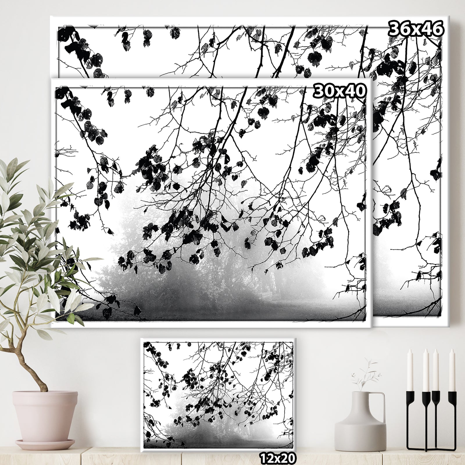 Overhang Design - Cottage Canvas Wall Art