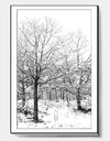 Silent Snow Fall - Cottage Canvas Artwork