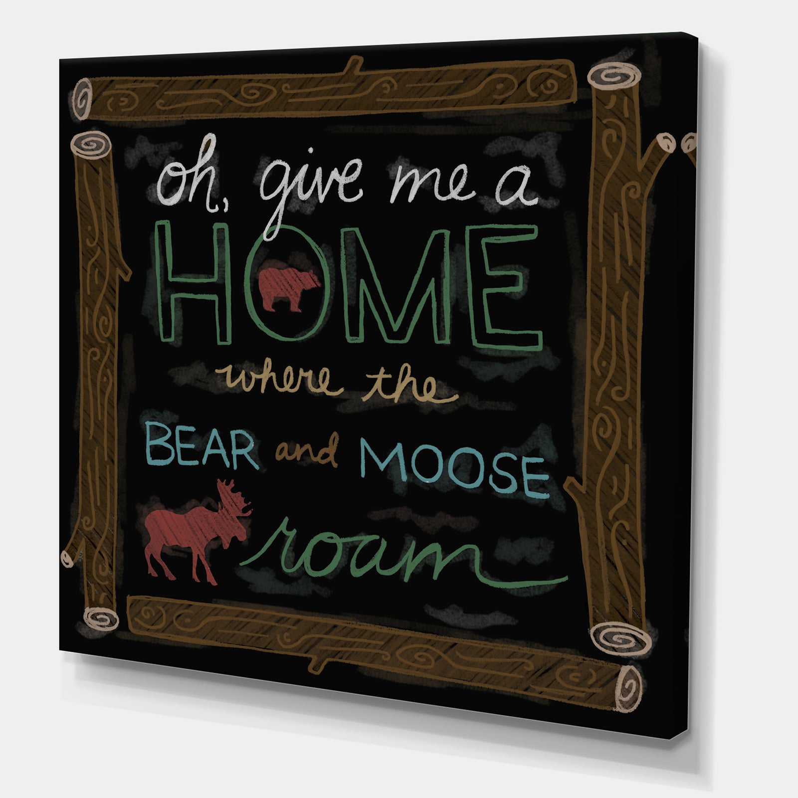 Chalk It Up 23 - Traditional Canvas Wall Art