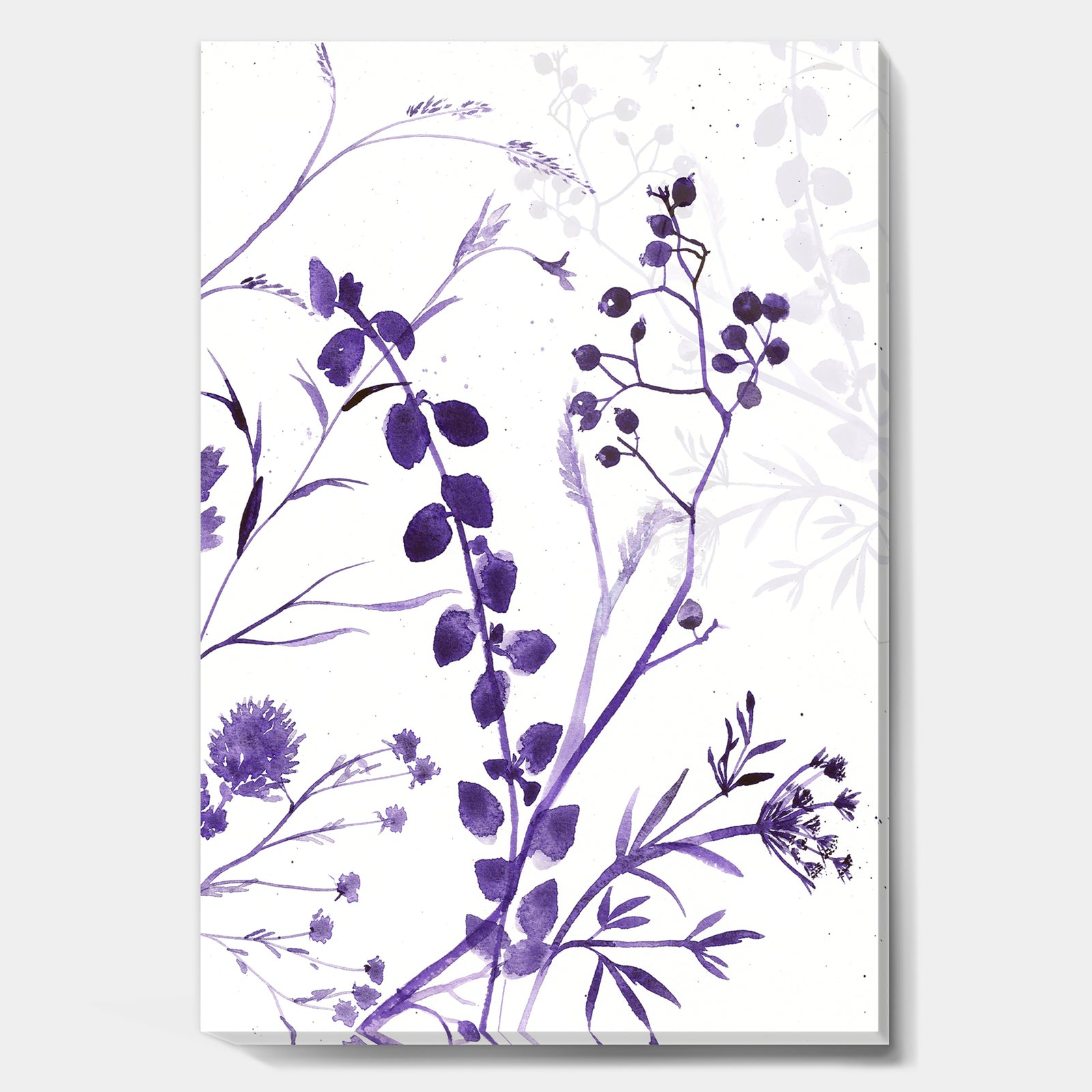 Meadow Flowers In The Afternoon I - Cottage Canvas Wall Art