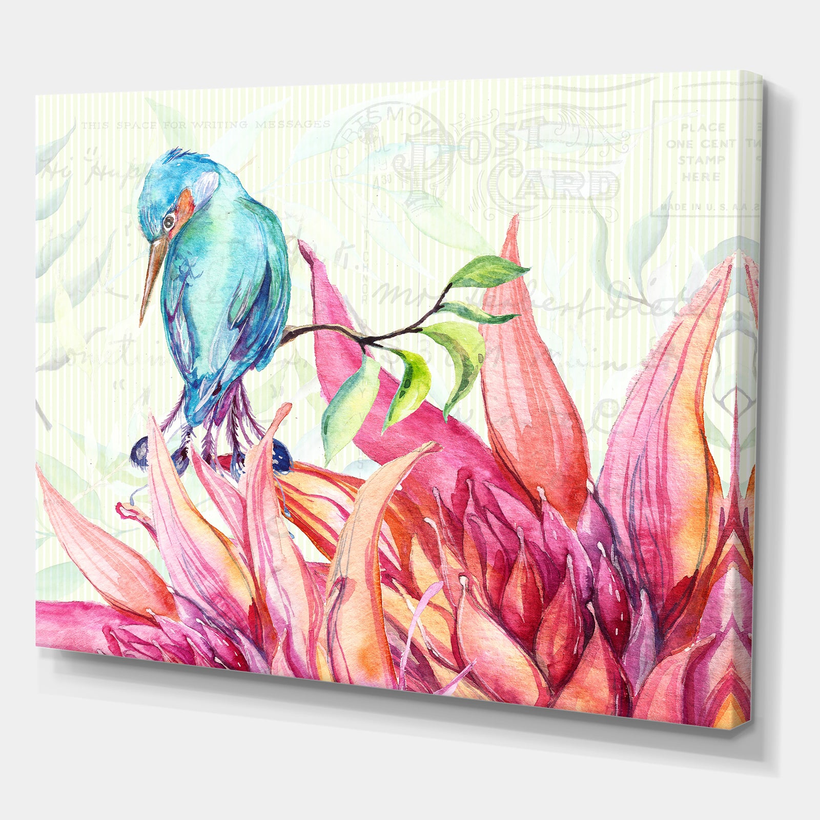 Tropical Garden I - Cottage Premium Canvas Wall Art