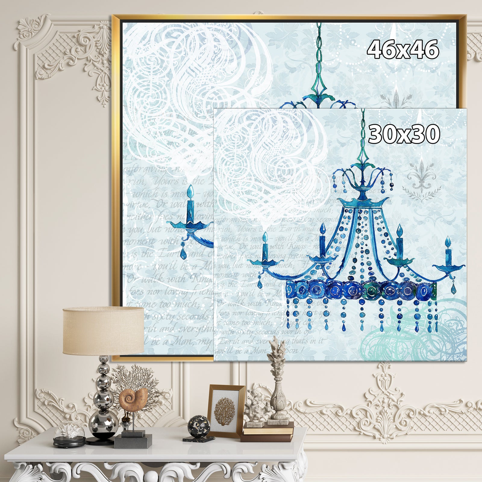 Chandelier II - Fashion Canvas Wall Art