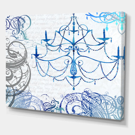 Chandelier IV - Fashion Canvas Art Print