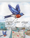 Bird Inspiration I - Cottage Gallery-wrapped Canvas