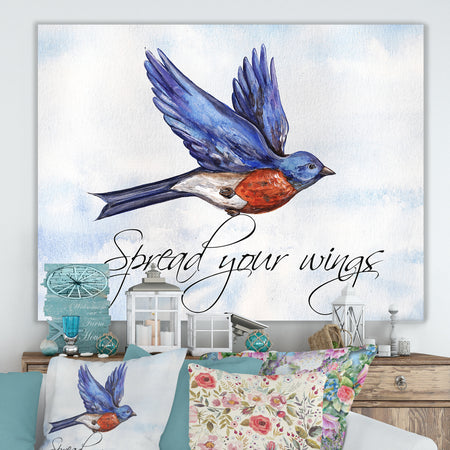 Bird Inspiration I - Cottage Gallery-wrapped Canvas