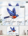 Bird Inspiration I - Cottage Gallery-wrapped Canvas