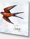 Bird Inspiration II - Cottage Canvas Artwork